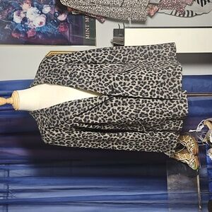 LNWOT Grey Cheetah print Blazer